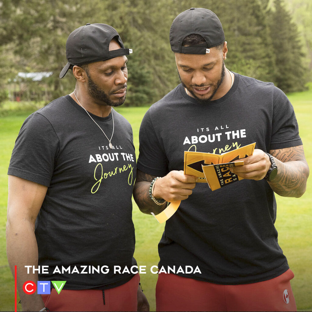 Tychon and Cedric Newman on Amazing Race Canada